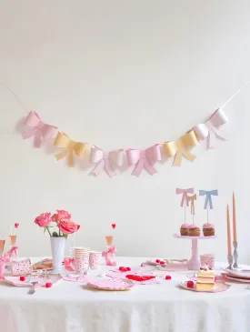 3D Paper Bow Garland