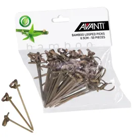 Avanti Bamboo Looped Picks 8.5cm 50Pc