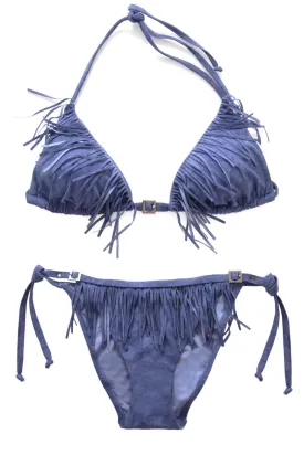 AVIO Blue Triangle Bikini