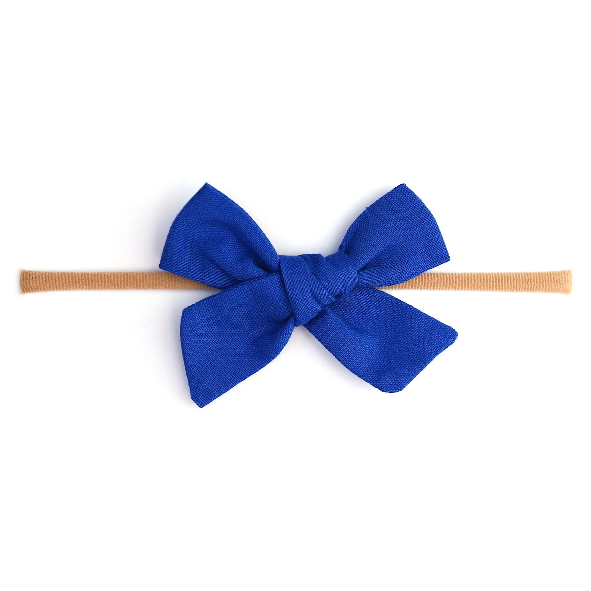 Baby Bow - True Blue Linen