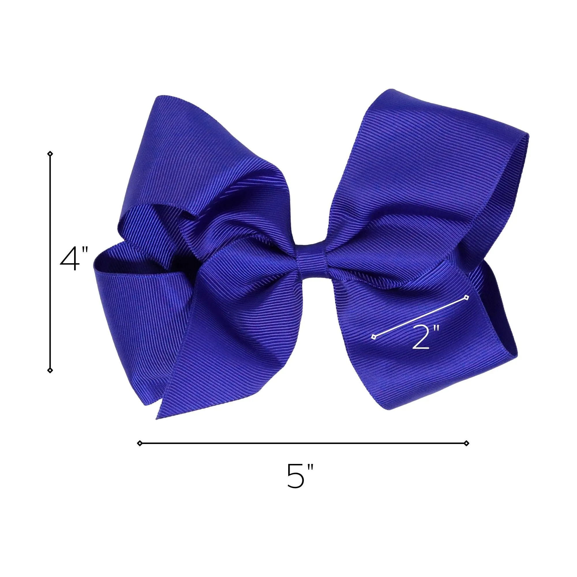 Blue Classic Hair Bow