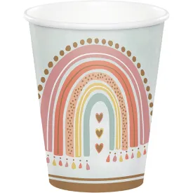 Boho Rainbow Hot/Cold Cup 9Oz (8/Pkg)