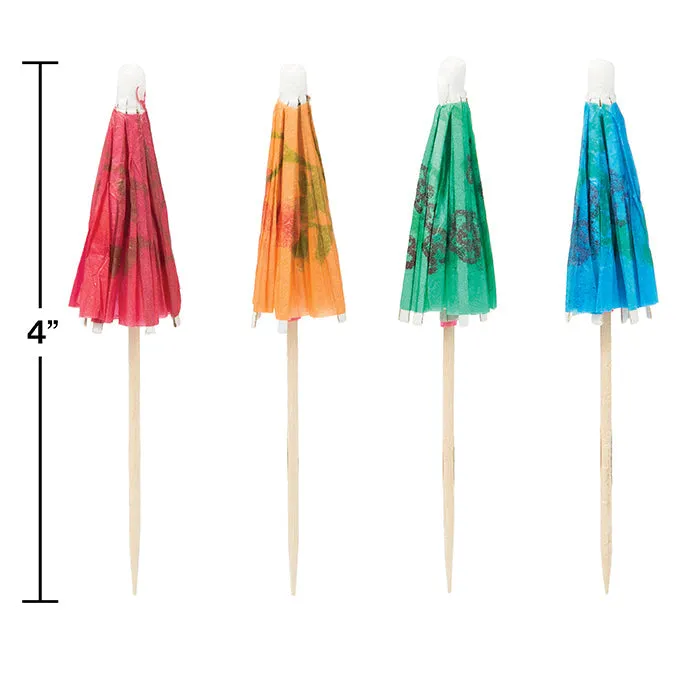 Bulk Parasol Wooden Picks (288 per Case)