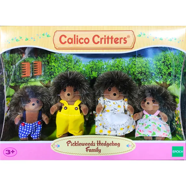 Calico Critters Pickleweeds Hedgehog Family