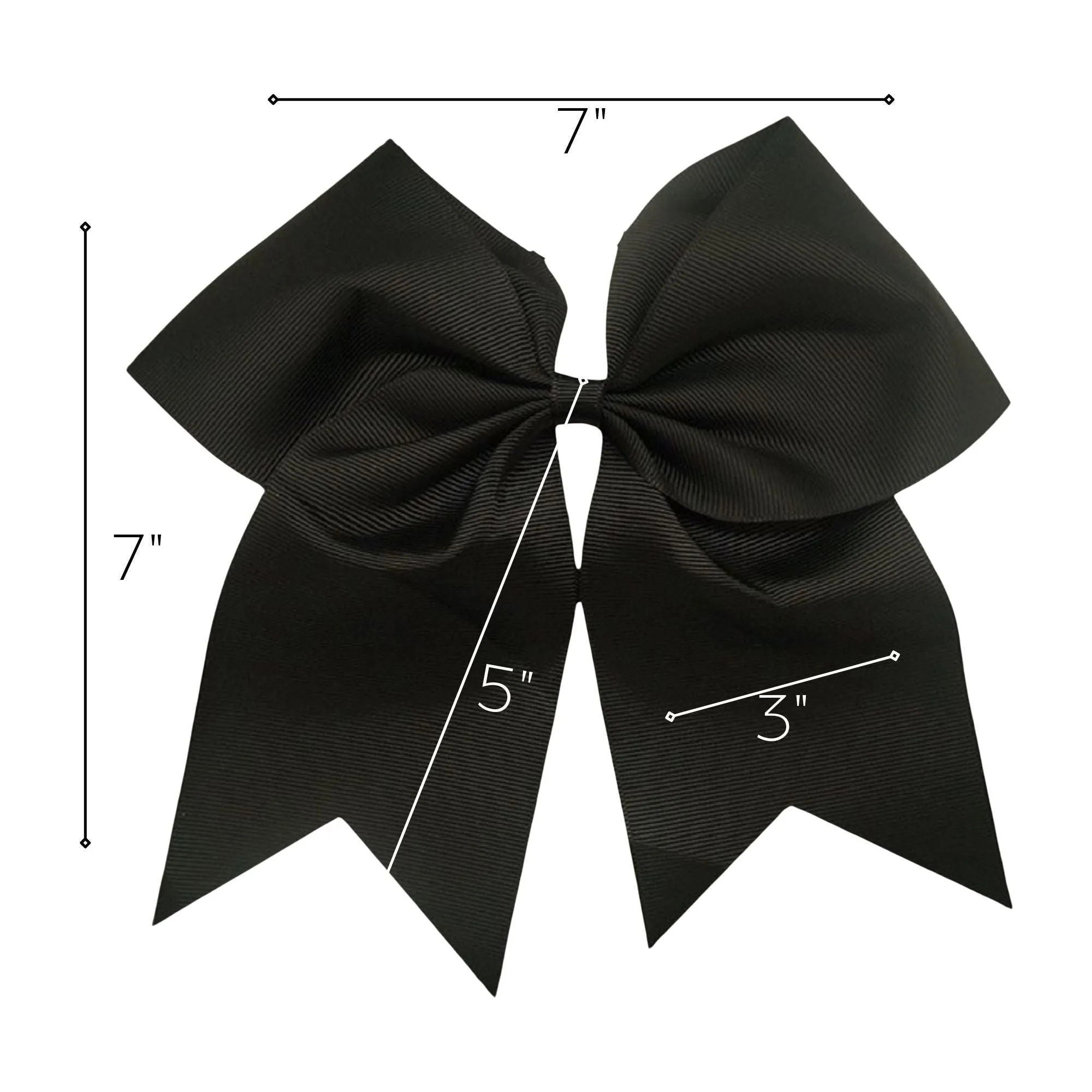 Cheer Bow for Girls Large Hair Bows with Ponytail Holder You Pick Colors & Quantities