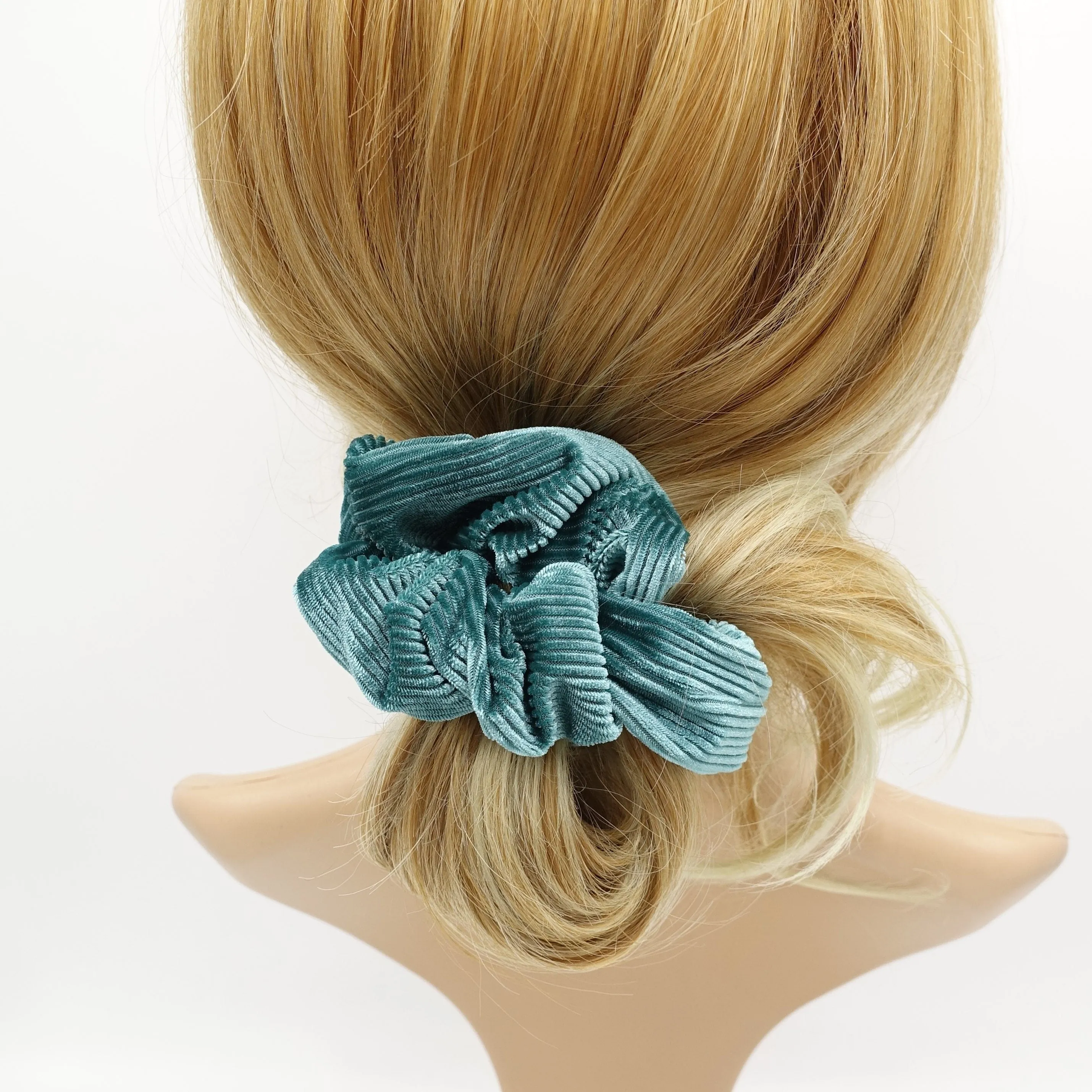 corduroy velvet scrunchies medium hair elastic scrunchie for women