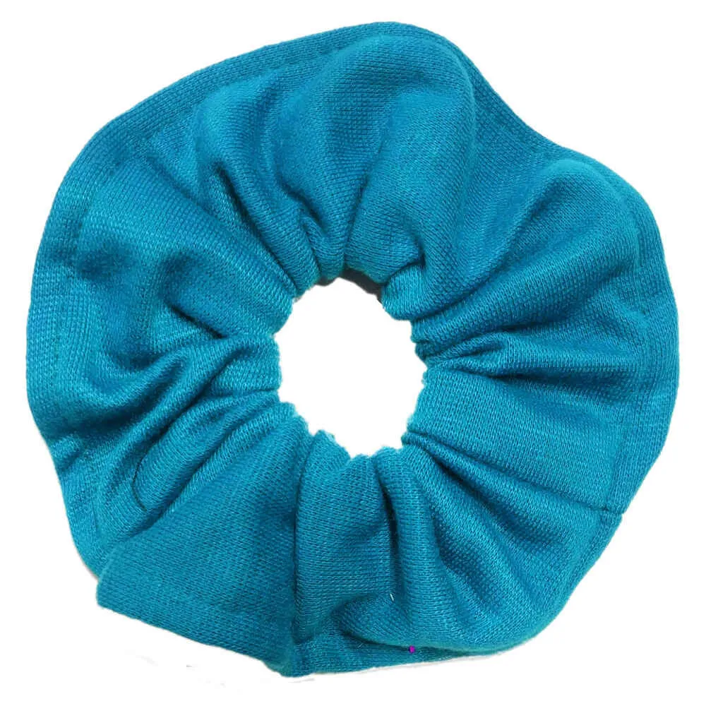 Cotton Scrunchies, topstitched // CLEARANCE