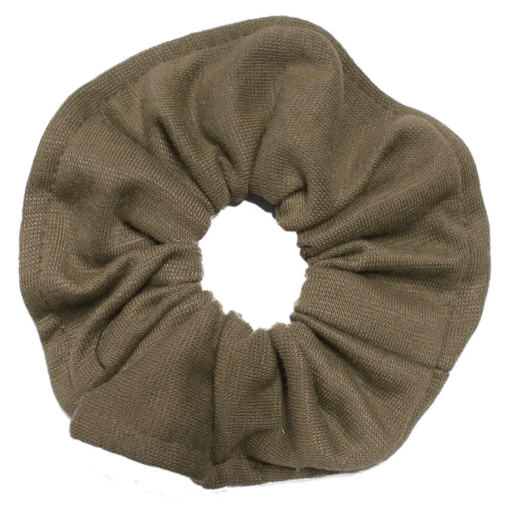 Cotton Scrunchies, topstitched // CLEARANCE