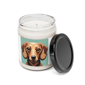 Dachshund Candle Scented Soy Candle, 255g