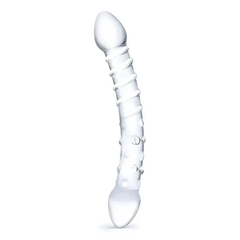 Double Trouble Glass Dildo