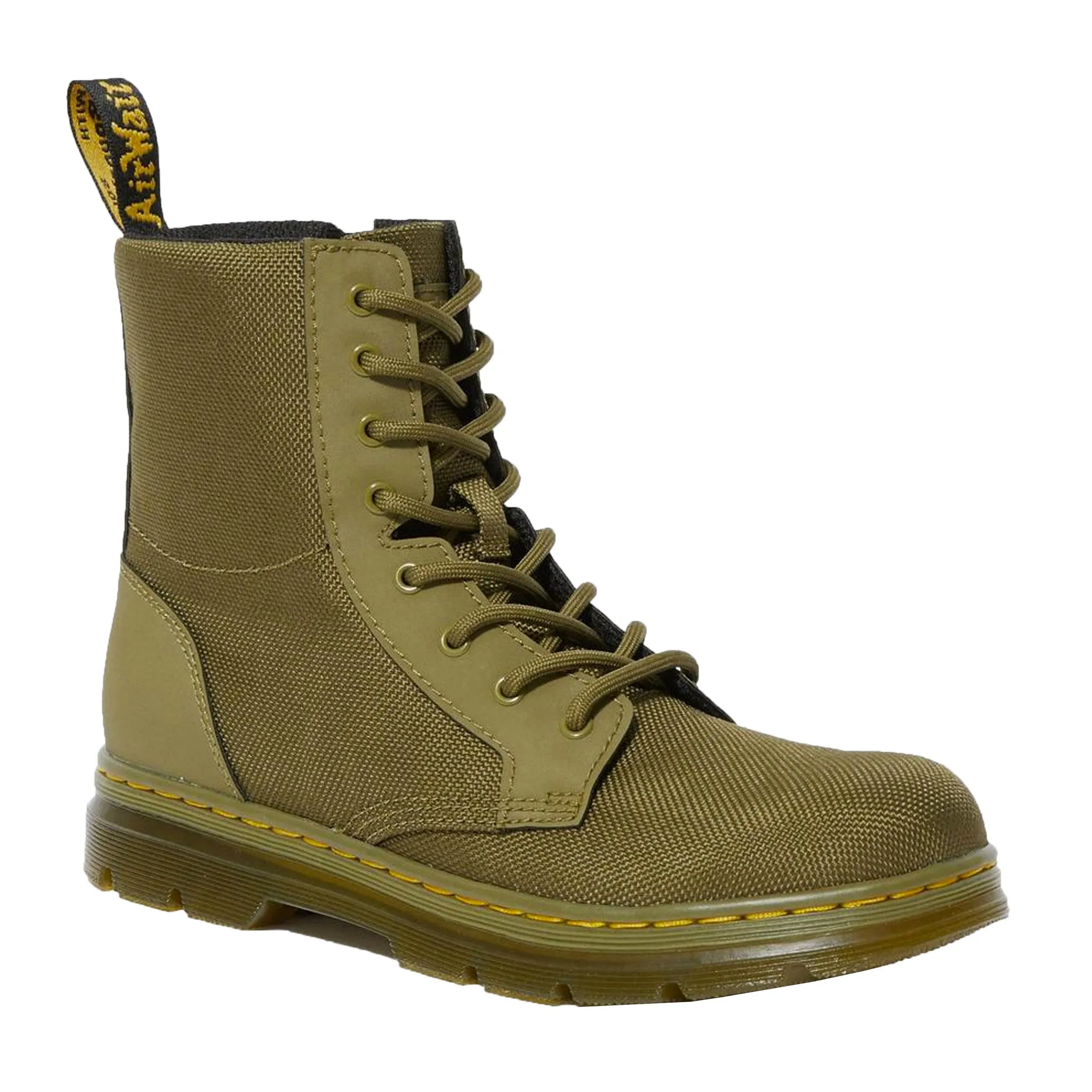 Dr. Martens Combs Olive Boots