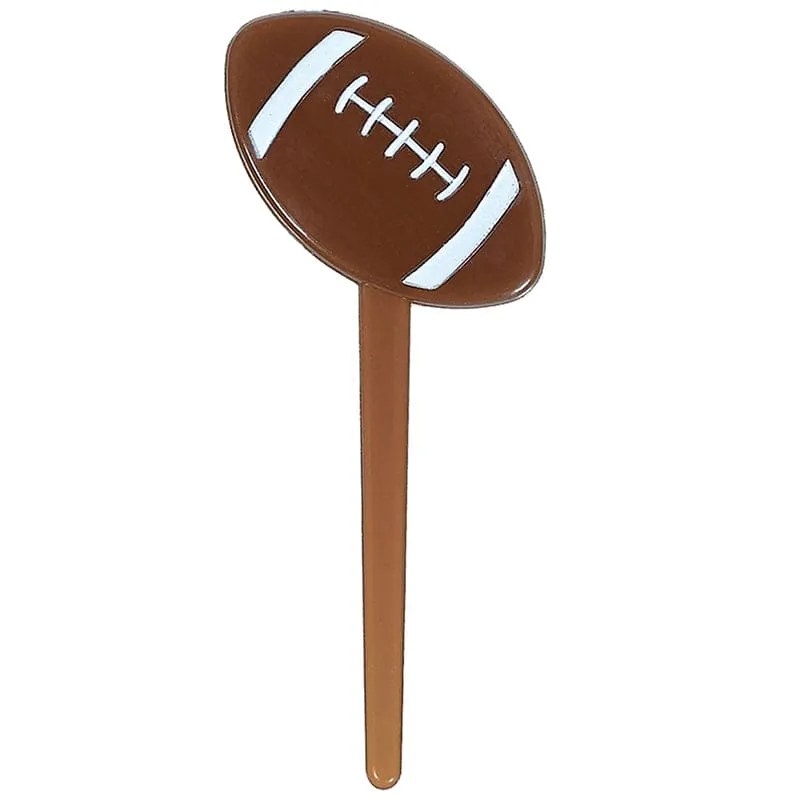 Football Molded Cupcake Picks 36 Ct