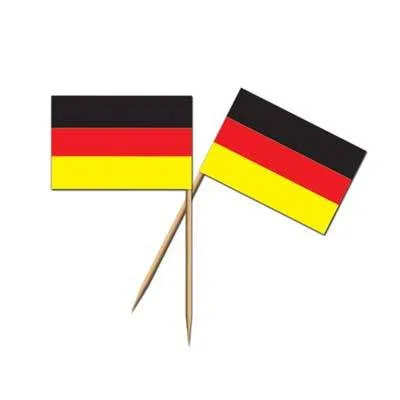 German Flag Picks (50/Pkg)