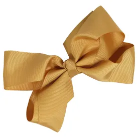 Gold Classic Hair Bow