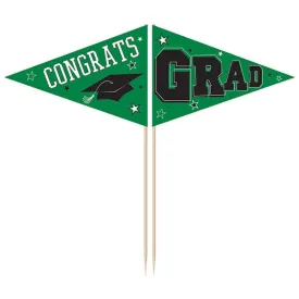 Grad Party Picks - Green 36ct