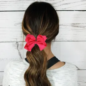 Hot Pink Classic Hair Bow