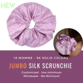 Jumbo Silk Scrunchies Custom Wholesale