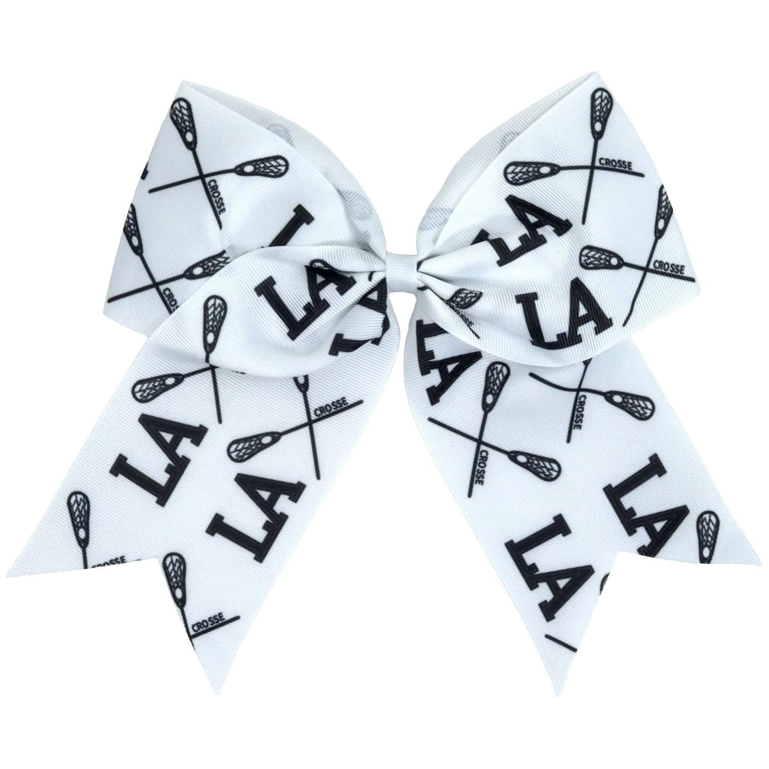 Lacrosse Sports Hair Bow