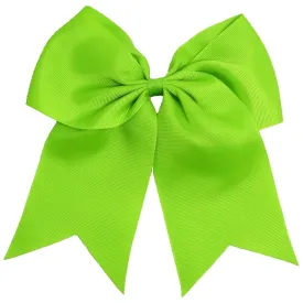 Lime Cheer Bow