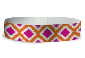 Loopty Loop Tribal Diamonds Orange Pink