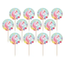 Magical Unicorn Foil Picks  24pk