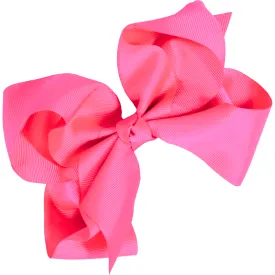 Medium Pink Classic Hair Bow