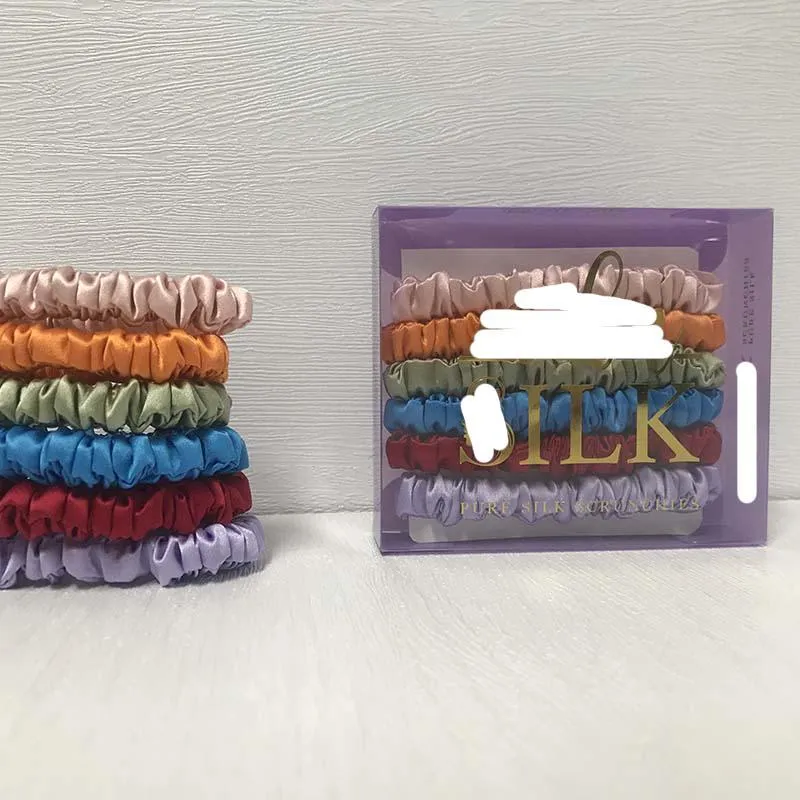 Mini Silk Scrunchies - custom and wholesale