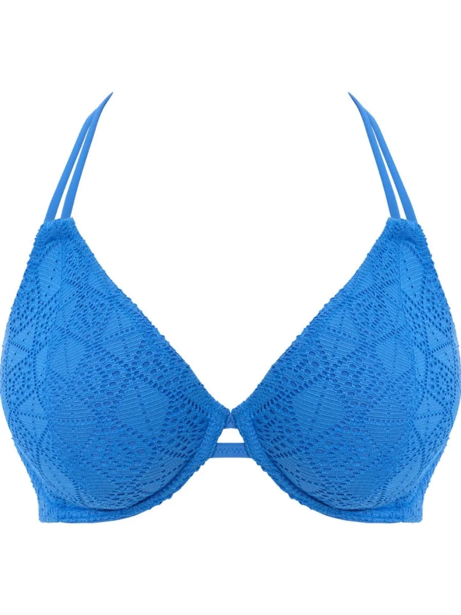 Nomad Nights Halterneck Bikini Top - Atlantic