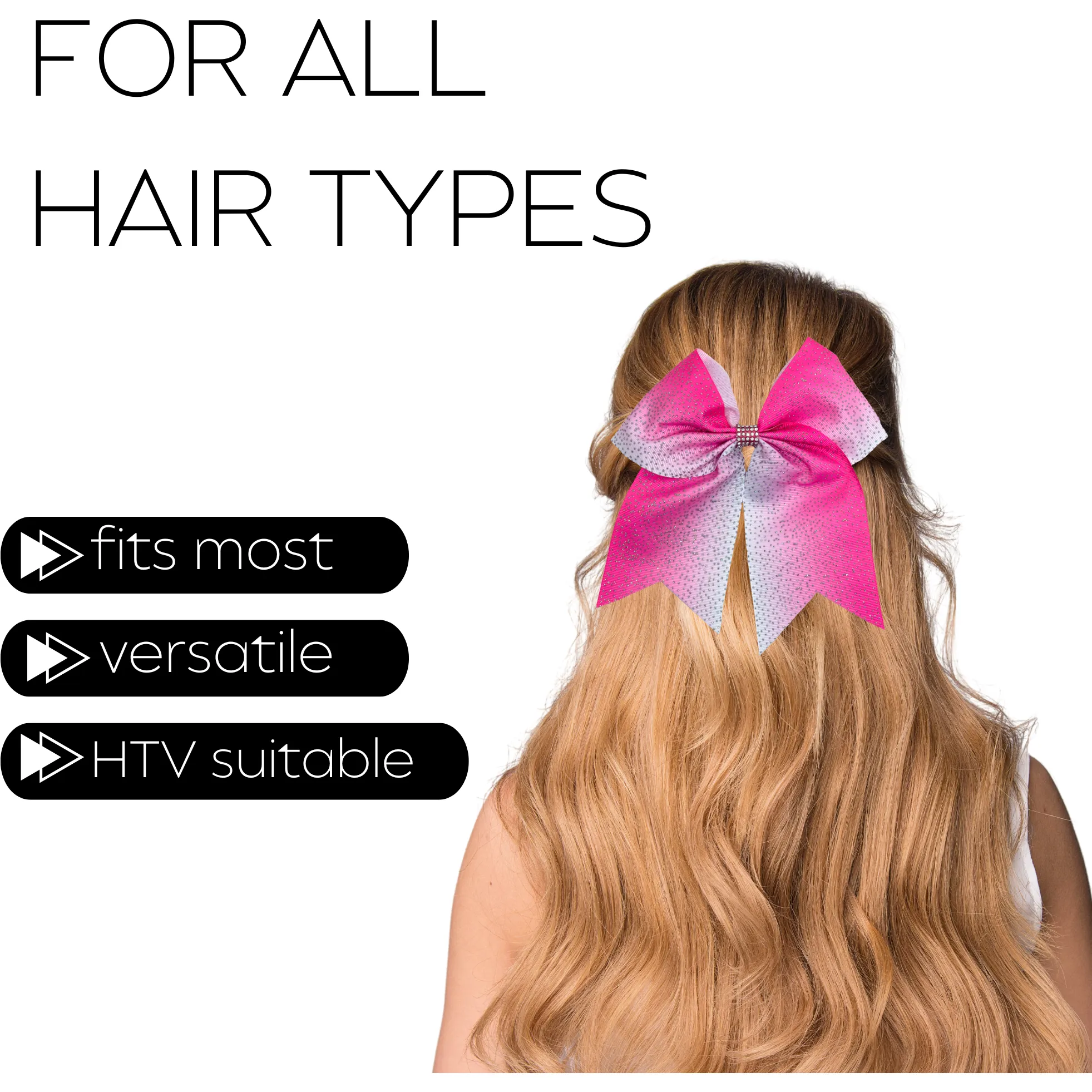 Pink Ombre Breast Cancer Awareness Bow