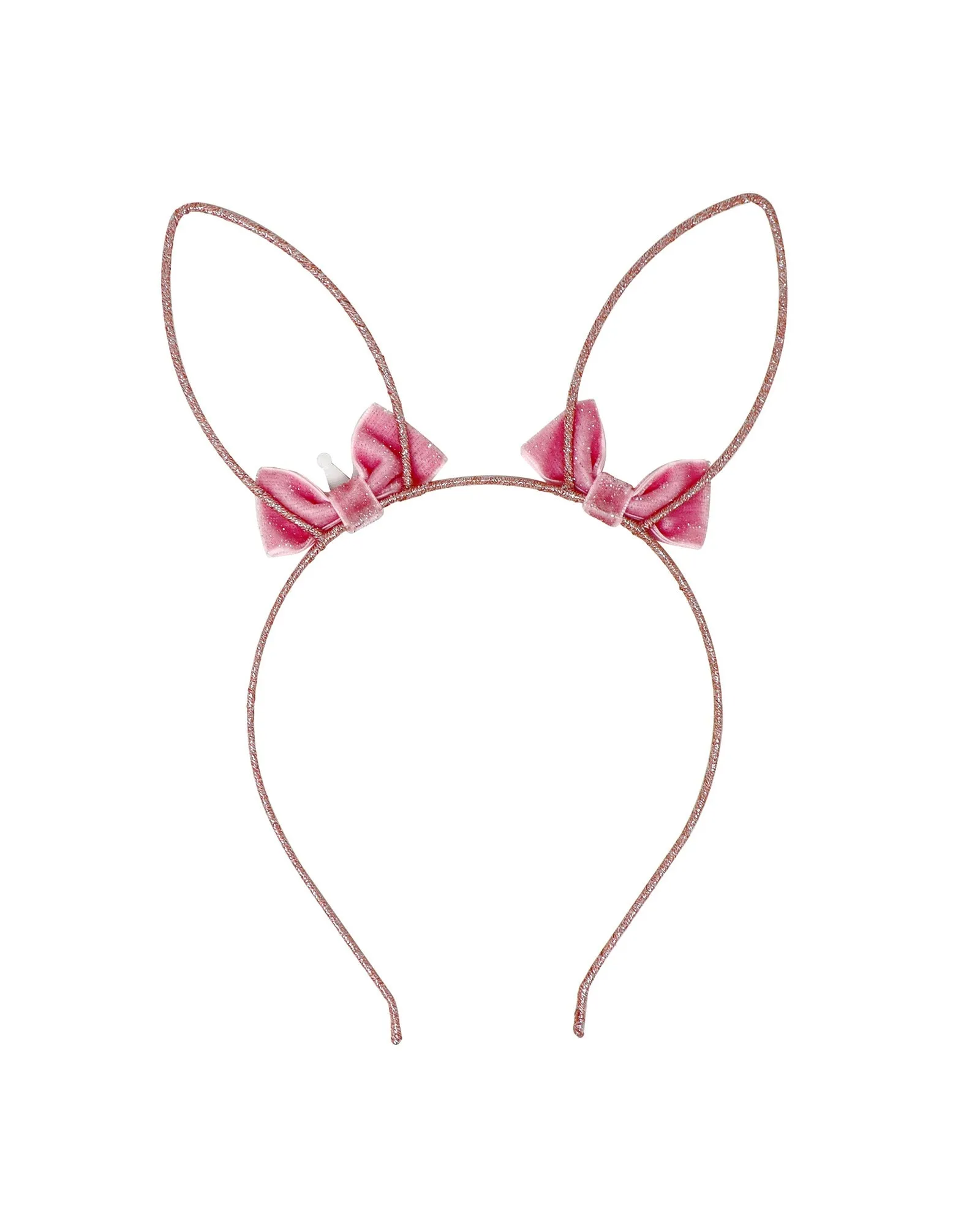 Pink Poppy Bunny Ears Easter Headband