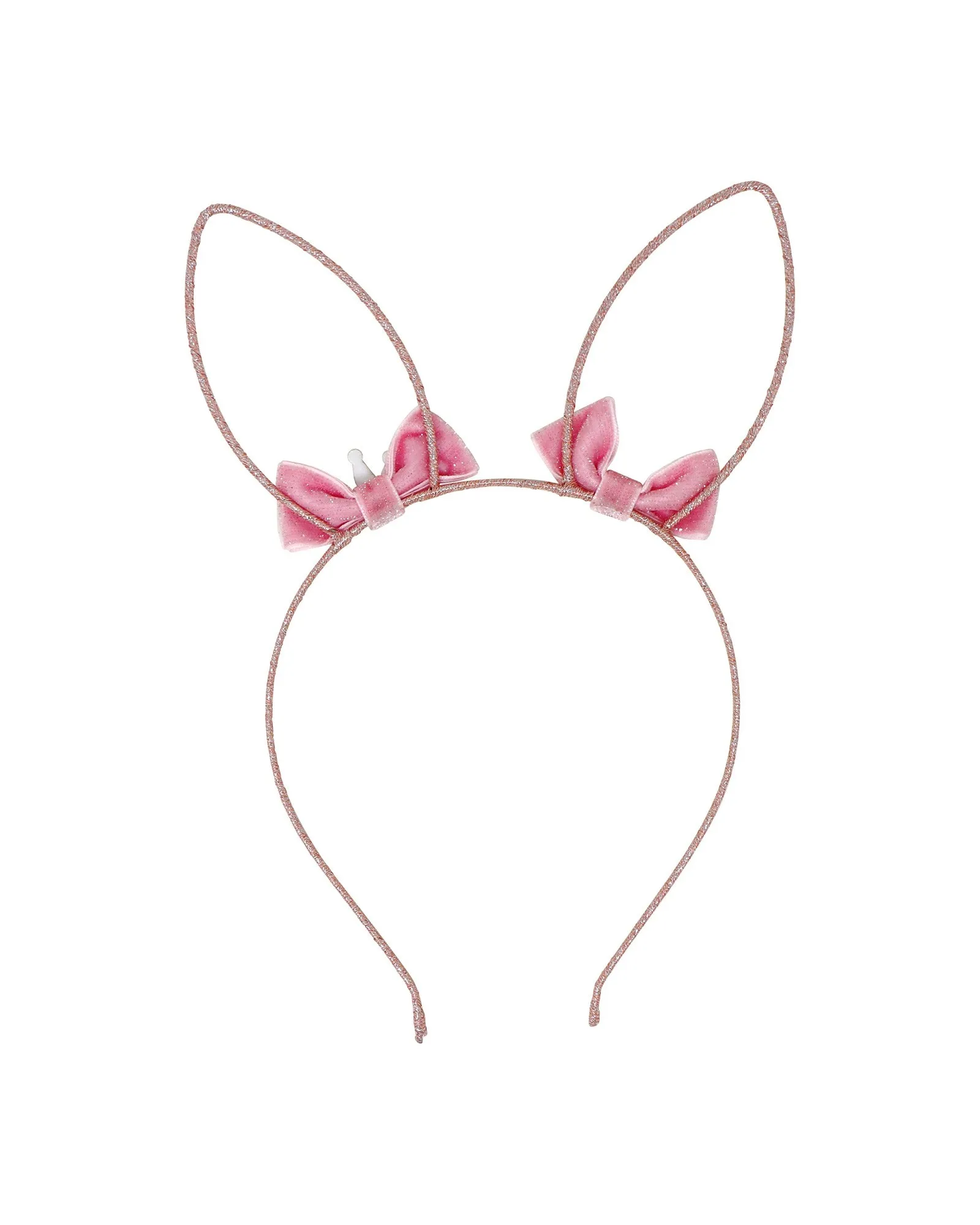 Pink Poppy Bunny Ears Easter Headband