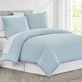 Pom-Pom Duvet Cover Set