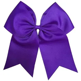 Purple Clip Hair Bow