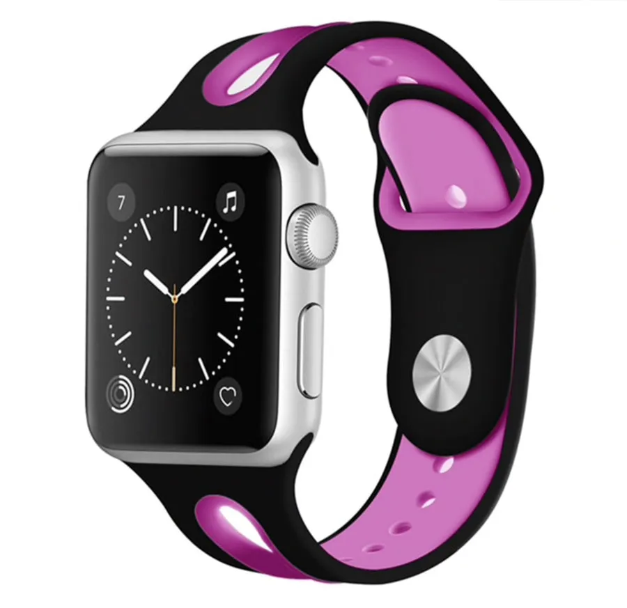 Silicone Sport Apple Watch Band