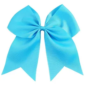 Teal Clip Hair Bow