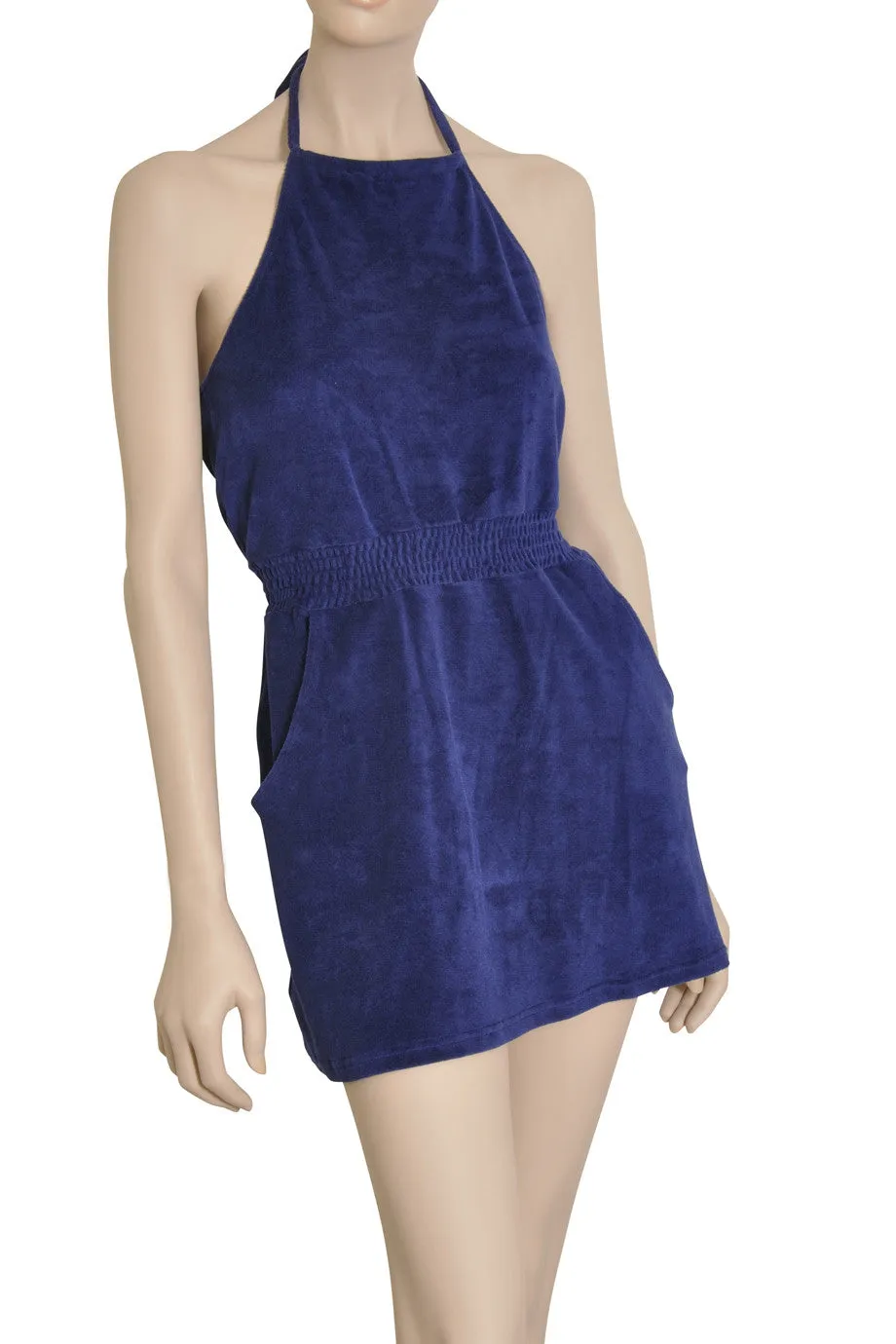 TWIST Royal Blue Cotton Dress