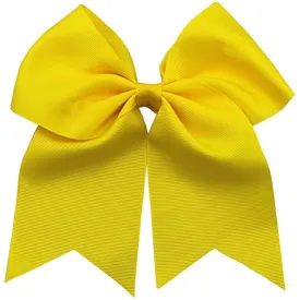 Yellow Clip Hair Bow